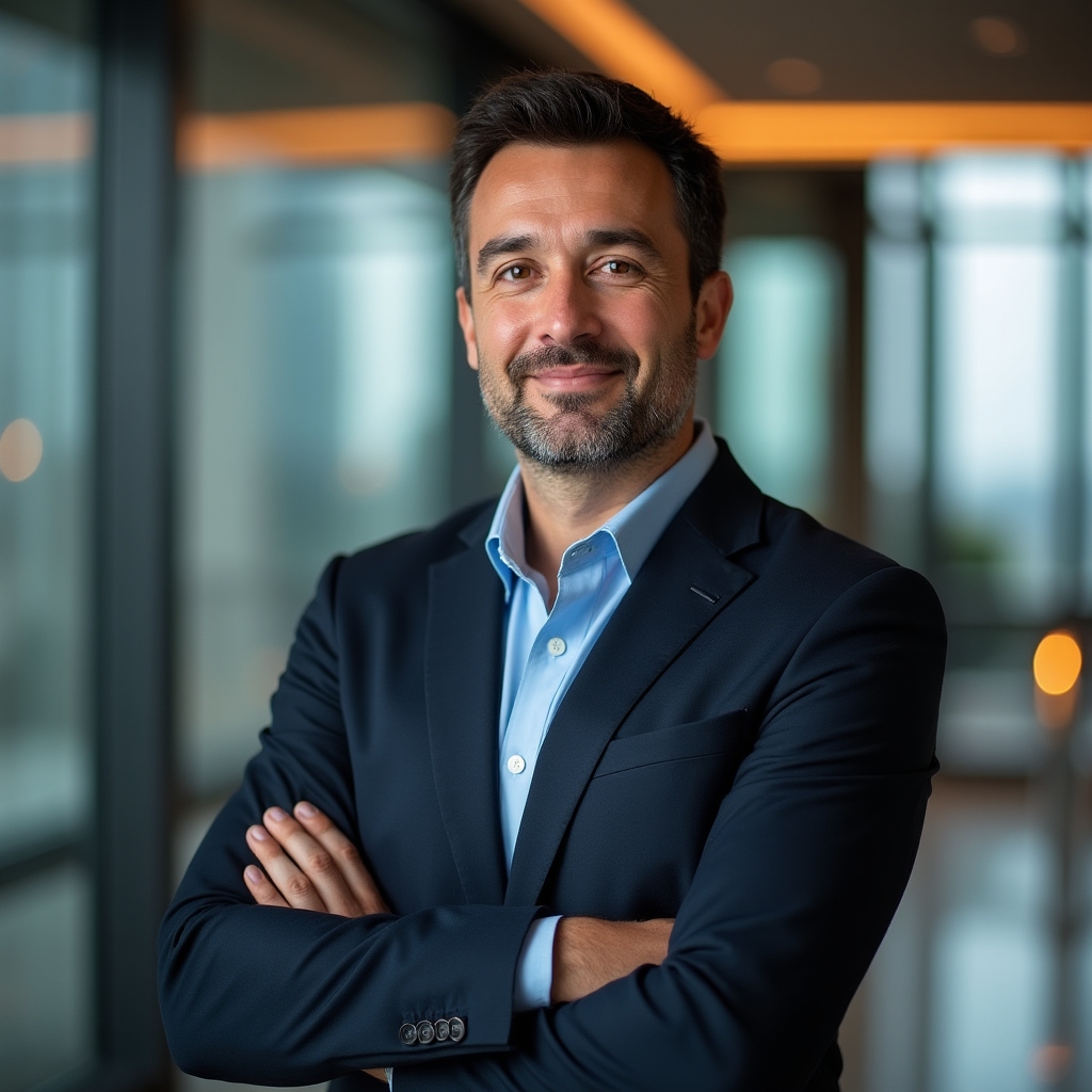 Male instructor specializing in financial planning and business control